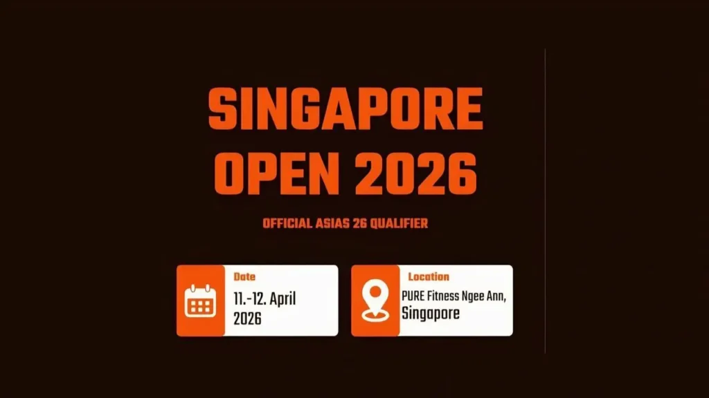 Singapore Opens 2026 — résultats Street Lifting